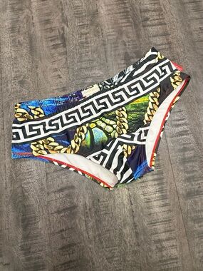SAMPLE/Bold Multicolor Print Men’s Shorts